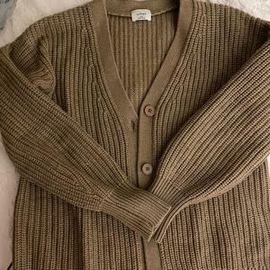 aritzia wool cardigan